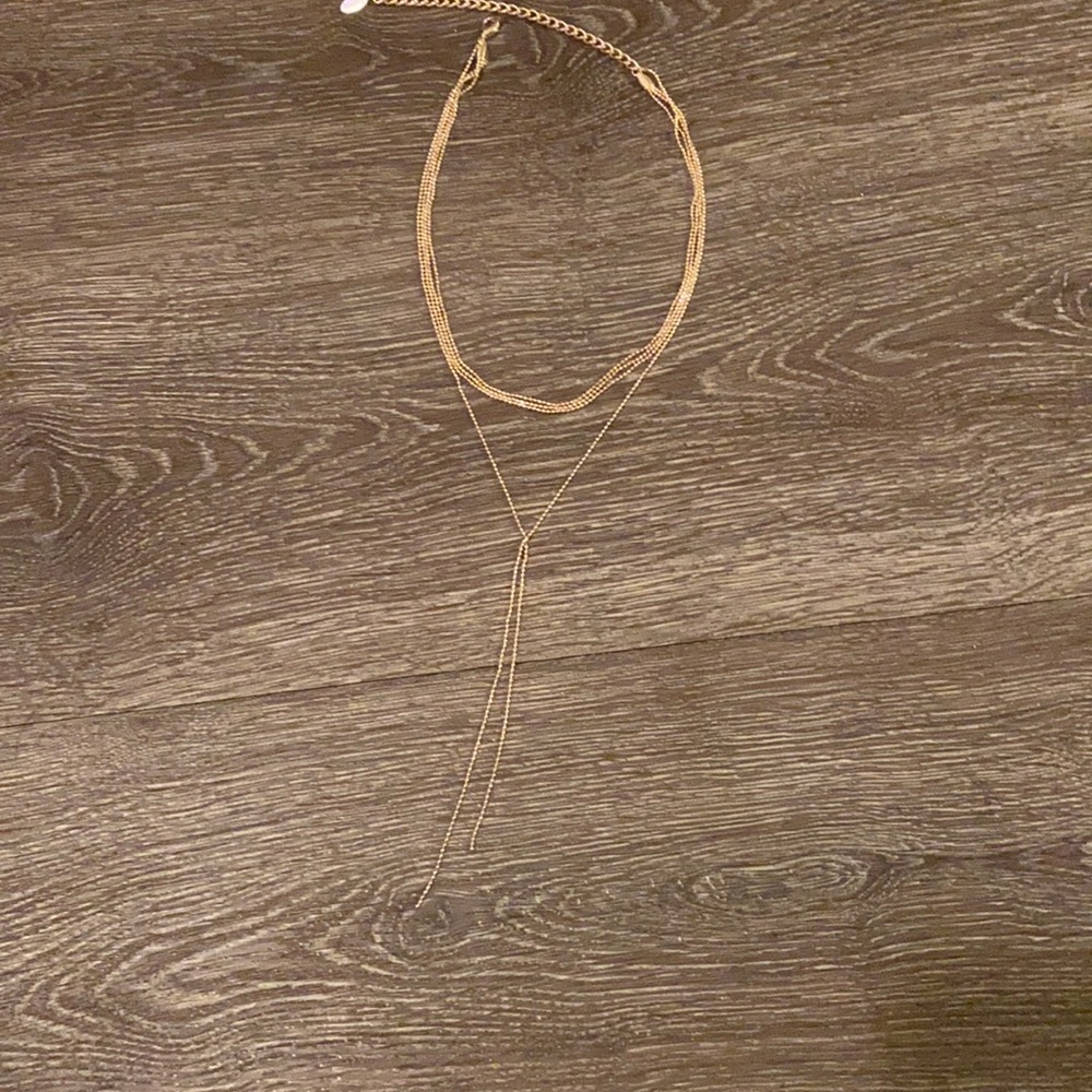 Gold chain necklace